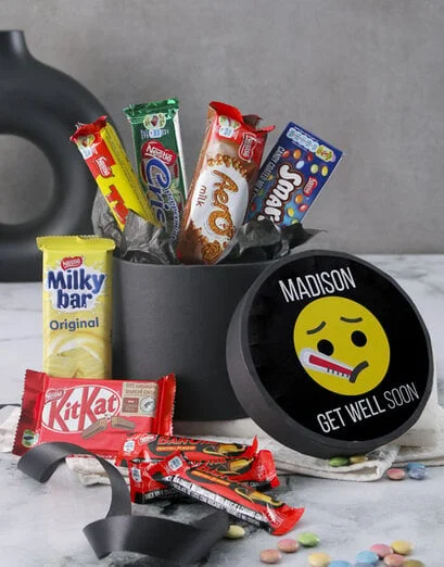 Personalised Get Well Soon Hat Box - Product image