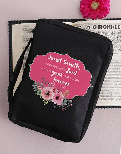 Personalised Give Thanks Bible Case - Product image