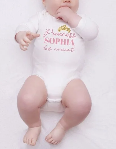 Personalised Glitter Princess Onesie - Product image