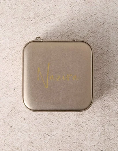 Personalised Golden Hue Jewellery Box - Product image