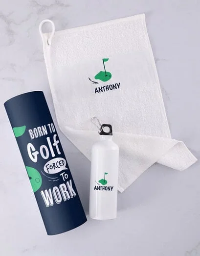 Personalised Golfer Essentials Crate