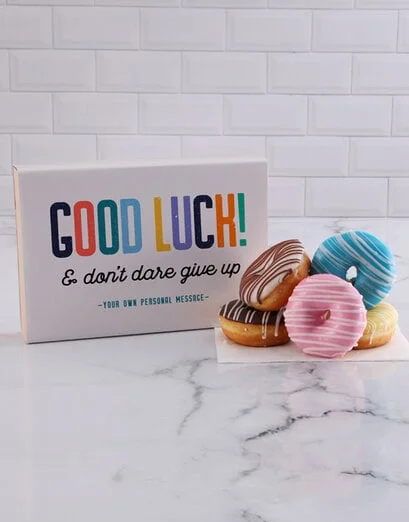 Personalised Good Luck Doughnuts - Product image