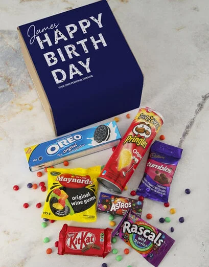 Personalised Gourmet Birthday Box - Product image