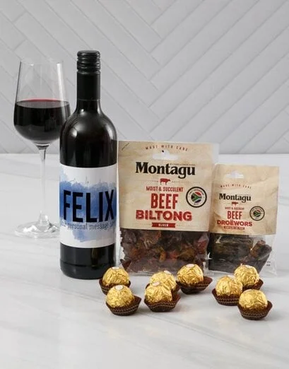 Personalised Gourmet Hamper For Him - Product image