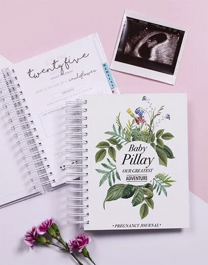 Personalised Greatest Adventure Pregnancy Journal - Product image