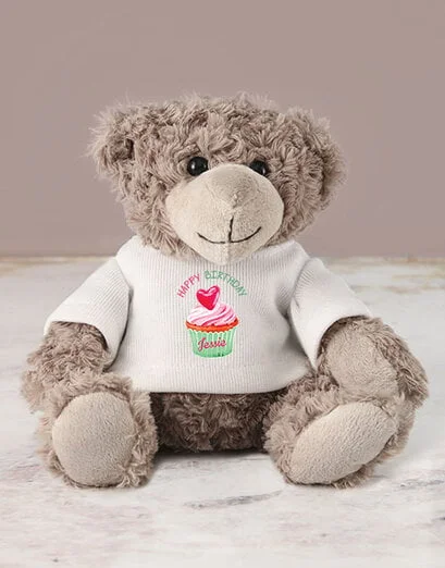 Personalised Happy Birthday Jersey Teddy - Product image