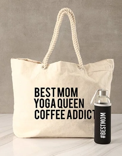 Personalised Hashtag Waterbottle and Tote - Product image