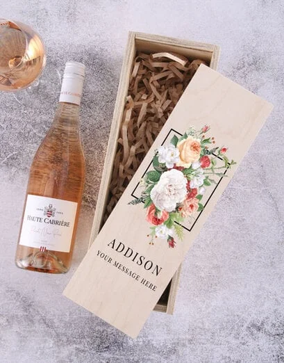 Personalised Haute Cabriere With Flowers - Product image