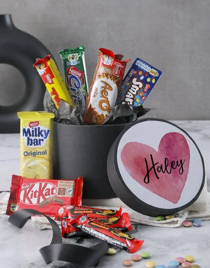 Personalised Heart Hat Box - Product image