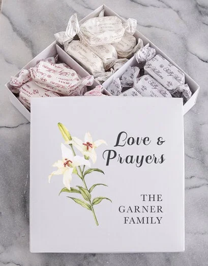 Personalised Heartfelt Lily Nougat Box - Product image