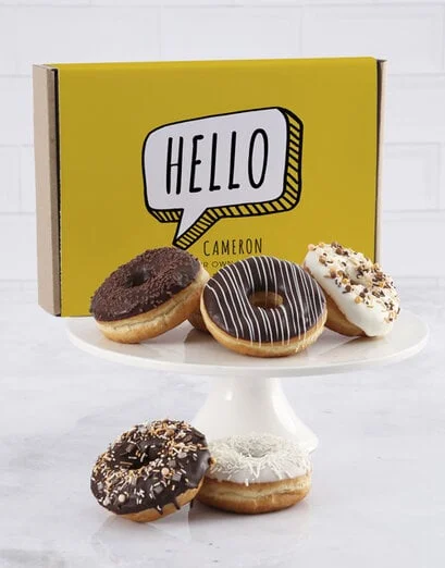 Personalised Hello Doughnut Box - Product image