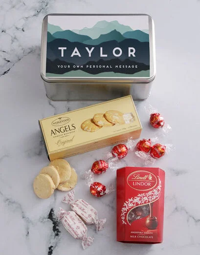 Personalised Hills And Hills Snack Tin - Product image
