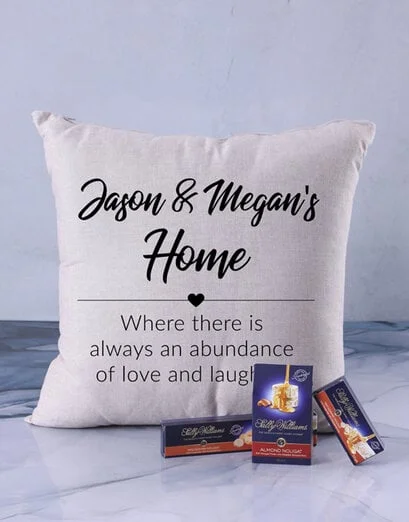 Personalised House Scatter Cushion - Product image