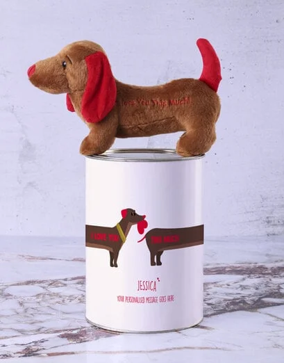Personalised I Love You Dashund Teddy - Product image
