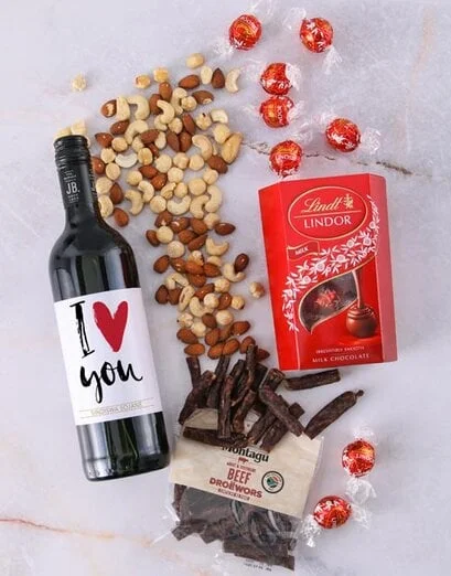 Personalised I Love You Gourmet Hamper - Product image