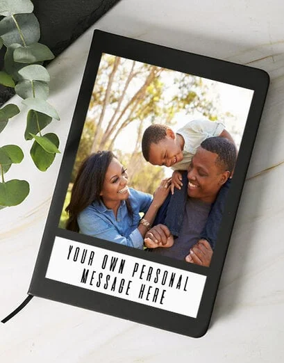 Personalised Image Note A5 Notebook - Product image
