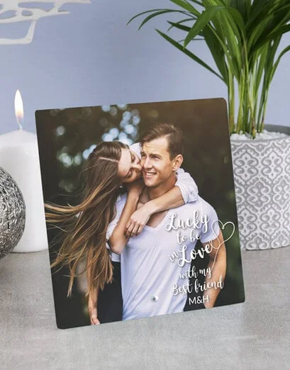 Personalised In Love Best Friend Glass Tile - Product image