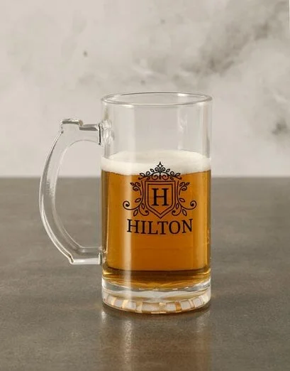 Personalised Initial Beer Mug Gift Box