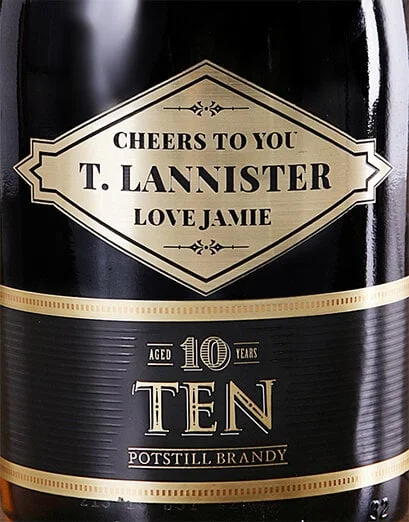 Personalised KWV 10YR BRANDY - Product image