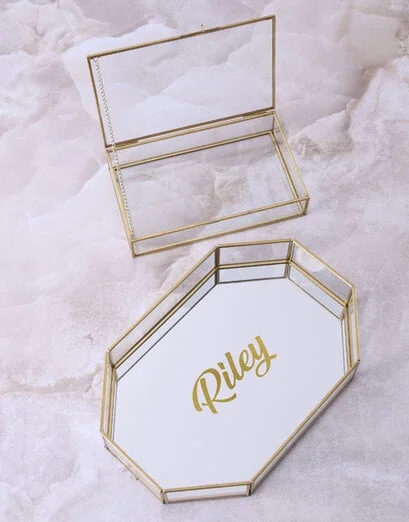 Personalised Large Box And Tray Gift Set - Product image