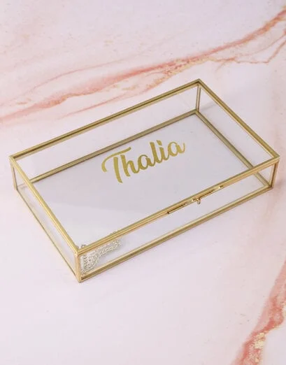 Personalised Large Trinket Box Gift Set - Product image