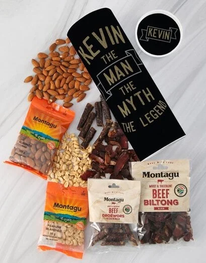 Personalised Legend Biltong and Nut Tube - Product image