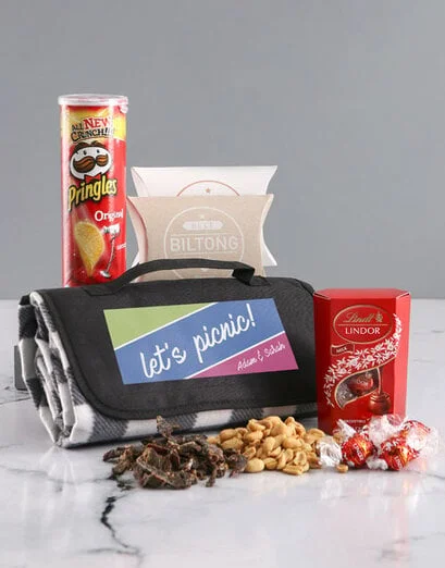 Personalised Lets Picnic Blanket - Product image