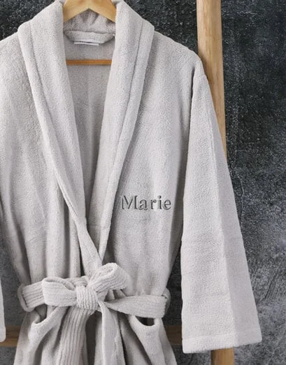 Personalised Light Grey Gown - Product image
