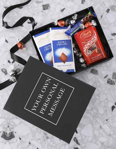 Personalised Lindt Black Box - Product image