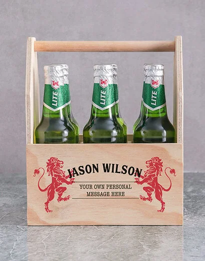 Personalised Lionheart Man Crate - Product image