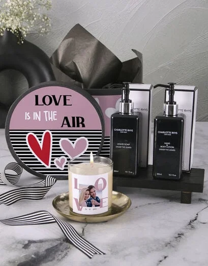 Personalised Love In The Air Bath Set - Product image