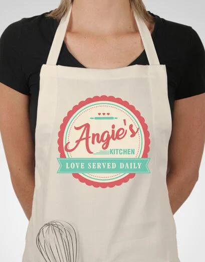 Personalised Love Served Apron - Product image