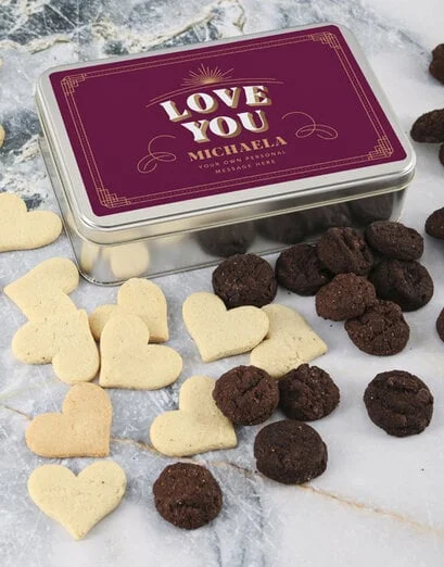 Personalised Love You Cookie Tin - Product image