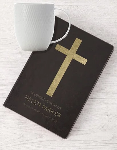 Personalised Loving Memory Notebook - Product image