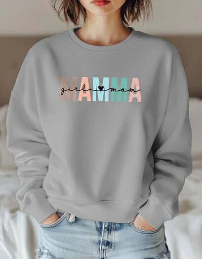 Personalised Mama Pastel Grey Sweatshirt - Product image
