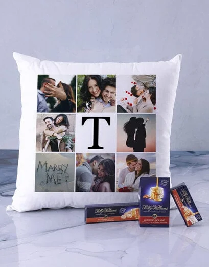 Personalised Memory Collage Scatter Cushion - Product image