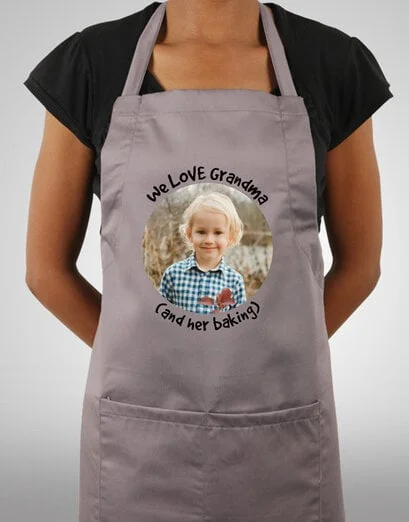 Personalised Message and Photo Apron - Product image