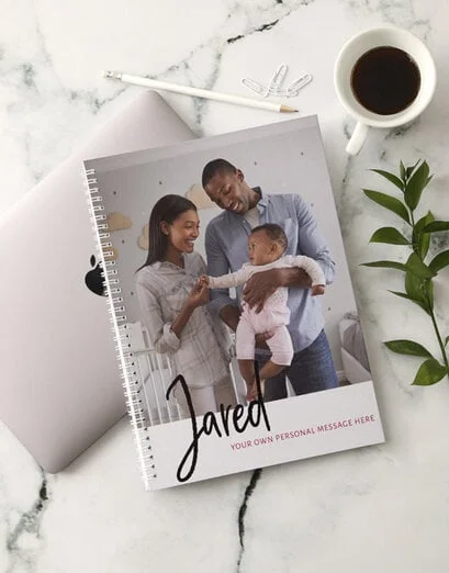 Personalised Message and Photo Notebook - Product image