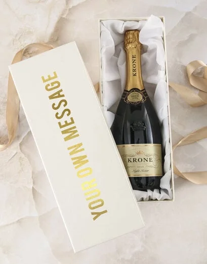 Personalised Message Bubbly Gift Box - Product image