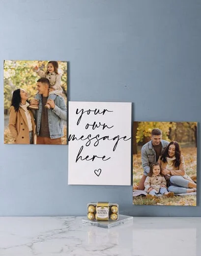 Personalised Message Canvas Set - Product image