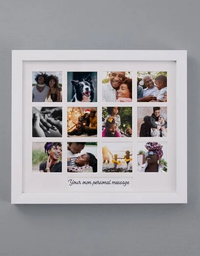 Personalised Message Multi Photo Frame - Product image