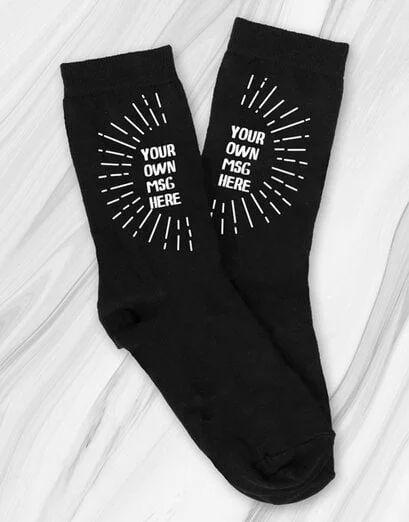 Personalised Message Socks - Product image