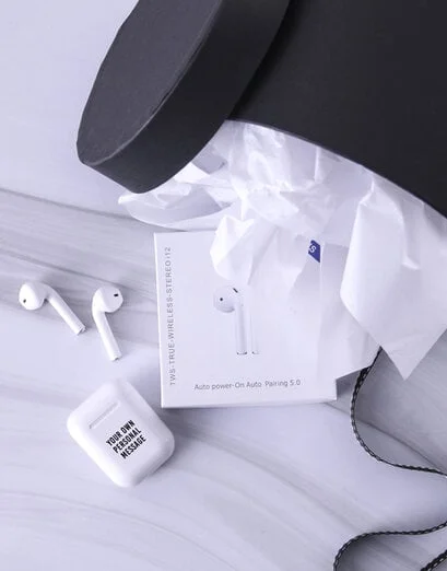 Personalised Message Wireless Earbuds - Product image