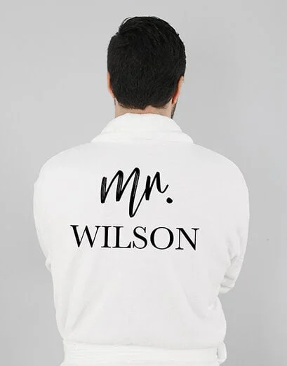 Personalised Modern Man Gown - Product image