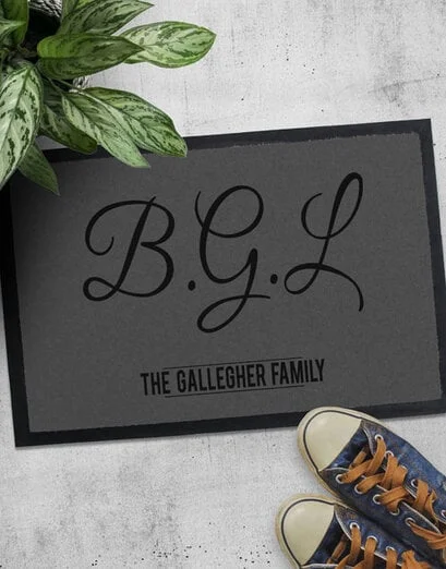 Personalised Monogram Doormat - Product image