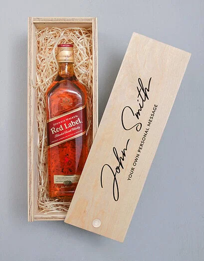 Personalised Monogram Johnnie Walker Crate - Product image