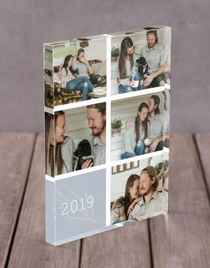 Personalised Monogram Multi Acrylic Block - Product image