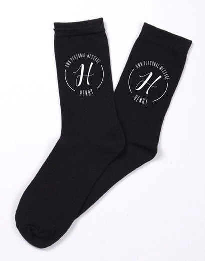 Personalised Monogram Socks - Product image