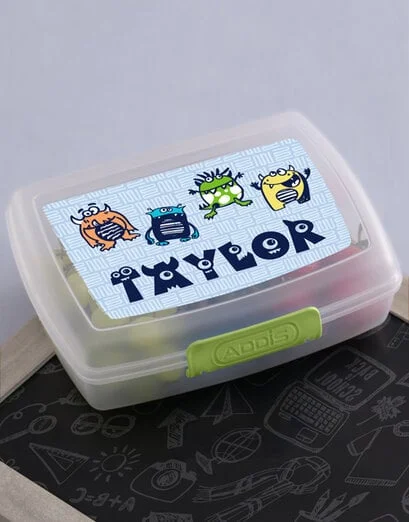 Personalised Monster Lunch Box - Product image