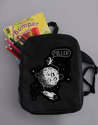 Personalised Moon Boys Backpack - Product image